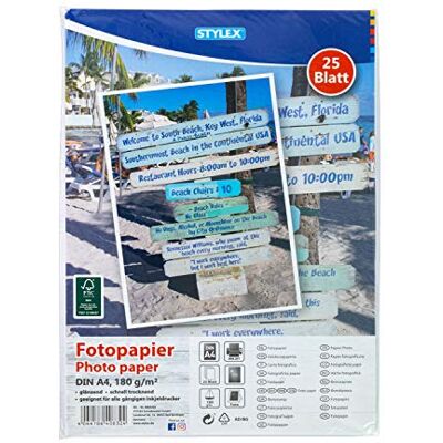 Stylex 25 vel fotopapier - Foto papier Stylex 25 vel fotopapier - Foto papier