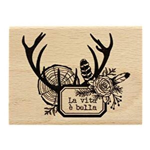 Florilèges Design stempel, houtkleur, 60 x 80 mm Florilèges Design stempel, houtkleur, 60 x 80 mm