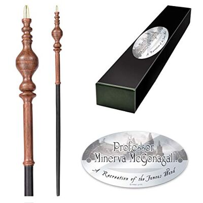 The Noble Collection Professor Minerva McGonagall karakterwand 40 cm Wizarding World Wand met naamtag Harry Potter filmset film rekwisieten muren The Noble Collection Professor Minerva McGonagall karakterwand 40 cm Wizarding World Wand met naamtag Harry Potter filmset film rekwisieten muren