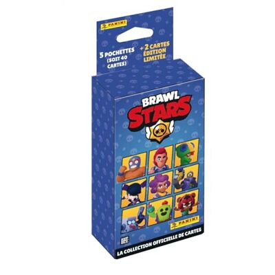 Panini Brawl Stars Trading Cards Blister 5 hoezen + 2 kaarten Limited Edition Panini Brawl Stars Trading Cards Blister 5 hoezen + 2 kaarten Limited Edition
