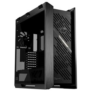 Asus ROG Strix Helios II GX601S EATX Gaming-behuizing van aluminium, diamantroosterdesign, 4 ventilatoren, draagbaar kabelmanagement, ARGB-controller, USB-C, draagriemen, zwart Asus ROG Strix Helios II GX601S EATX Gaming-behuizing van aluminium, diamantroosterdesign, 4 ventilatoren, draagbaar kabelmanagement, ARGB-controller, USB-C, draagriemen, zwart