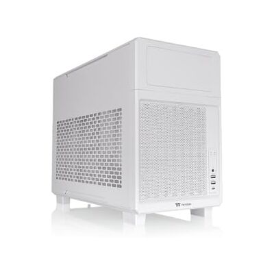 Thermaltake TR200 Micro Chassis Micro‑ATX/Mini‑ITX 360mm AIO Ondersteuning 7 x 120 mm Fan Support 5.25" Drive Bay USB‑C Snow Thermaltake TR200 Micro Chassis Micro‑ATX/Mini‑ITX 360mm AIO Ondersteuning 7 x 120 mm Fan Support 5.25" Drive Bay USB‑C Snow