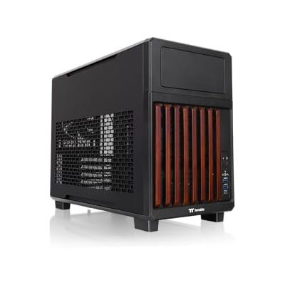 Thermaltake TR200 WS Micro Chassis, Micro‑ATX/Mini‑ITX, 360 mm AIO ondersteuning, 7 x 120 mm ventilatorondersteuning, 5,25 inch Drive Bay, USB‑C, zwart Thermaltake TR200 WS Micro Chassis, Micro‑ATX/Mini‑ITX, 360 mm AIO ondersteuning, 7 x 120 mm ventilatorondersteuning, 5,25 inch Drive Bay, USB‑C, zwart