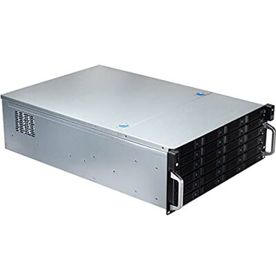 Unykach HSW6424 ATX 19" 4U Hot Swap Rackbehuizing (HSW6424 ATX), 24 sleuven, voor 3,5 of 2,5 inch schijven, 3 x 120 mm ventilatoren, 2 x USB 2.0 Unykach HSW6424 ATX 19" 4U Hot Swap Rackbehuizing (HSW6424 ATX), 24 sleuven, voor 3,5 of 2,5 inch schijven, 3 x 120 mm ventilatoren, 2 x USB 2.0