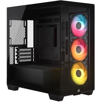 Corsair 2800X RS-R Omgekeerde Rotor ARGB Micro-ATX-pc-behuizing – Zwart Inclusief 3 Ventilatoren, Panoramisch Glas, GPU Anti-doorzak, Omgekeerde Aansluiting Moederborden Compatibel Corsair 2800X RS-R Omgekeerde Rotor ARGB Micro-ATX-pc-behuizing – Zwart Inclusief 3 Ventilatoren, Panoramisch Glas, GPU Anti-doorzak, Omgekeerde Aansluiting Moederborden Compatibel