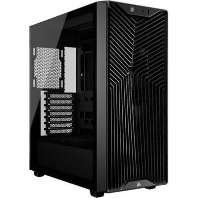 Corsair 3200D RS Mid Tower PC-behuizing – Zwart 3 RS120-Ventilatoren Inbegrepen, Compatibel Met 360 mm Radiator, Compatibel Met Moederborden Met Omgekeerde Aansluiting Corsair 3200D RS Mid Tower PC-behuizing – Zwart 3 RS120-Ventilatoren Inbegrepen, Compatibel Met 360 mm Radiator, Compatibel Met Moederborden Met Omgekeerde Aansluiting