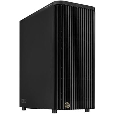 Asus ProArt PA401 Metal PWM Black ATX Mid-Tower Case (Dual 160 mm Ring Fan Blades, Left-Side Panel Lock, Power and Reset Button Lock, afneembare PSU-beugel) Asus ProArt PA401 Metal PWM Black ATX Mid-Tower Case (Dual 160 mm Ring Fan Blades, Left-Side Panel Lock, Power and Reset Button Lock, afneembare PSU-beugel)