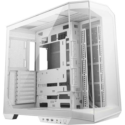 MSI MAG PANO 100L PZ WIT ATX PC-behuizing ATX-capaciteit, verticale GPU-installatiebeugel, GPU-houder, stoffilters, schommelende opslagbeugel, dubbele kamer, USB 20 Gbps Type-C MSI MAG PANO 100L PZ WIT ATX PC-behuizing ATX-capaciteit, verticale GPU-installatiebeugel, GPU-houder, stoffilters, schommelende opslagbeugel, dubbele kamer, USB 20 Gbps Type-C