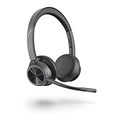 POLY Voyager 4320 UC Headset Draadloos Hoofdband Kantoor/callcenter USB Type-A Bluetooth Zwart