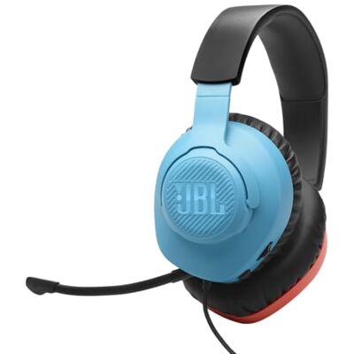 JBL Quantum 100N, Bedrade Over-Ear Gaming Headset, Blauw/Rood Quantum Sound, Afneembare Boom Microfoon, Gemaakt voor Xbox, Compatibel met Andere Consoles JBL Quantum 100N, Bedrade Over-Ear Gaming Headset, Blauw/Rood Quantum Sound, Afneembare Boom Microfoon, Gemaakt voor Xbox, Compatibel met Andere Consoles