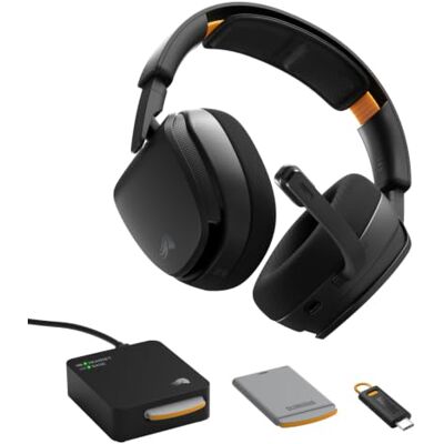 GLORIOUS GHS Wireless InfinitePlay Gaming Headset PC, PS5, PS4 Zwart Verwisselbare 85-Uur Batterijen, AAN bij Wissel, 2.4GHz & Bluetooth, Tuned Drivers, Afneembare Microfoon, Ruisonderdrukking GLORIOUS GHS Wireless InfinitePlay Gaming Headset PC, PS5, PS4 Zwart Verwisselbare 85-Uur Batterijen, AAN bij Wissel, 2.4GHz & Bluetooth, Tuned Drivers, Afneembare Microfoon, Ruisonderdrukking