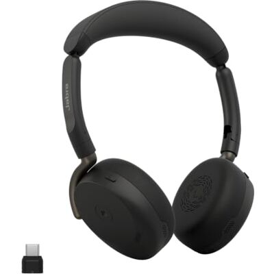Jabra Evolve3 65 Flex draadloze Bluetooth-headset met microfoon, MS Teams, USB-C Jabra Evolve3 65 Flex draadloze Bluetooth-headset met microfoon, MS Teams, USB-C