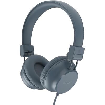 Ryght Nima Bekabelde Koptelefoon - Blauw Grijs Ryght Nima Bekabelde Koptelefoon - Blauw Grijs