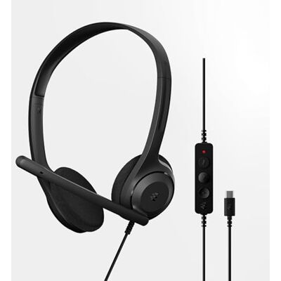 EPOS C1 Business USB C Mono Headset mit Mikrofon, Chrome Zertifiziert, Kopfhörer mit Kabel, Mikrofon PC, rauschunterdrückendes Mikrofon, verbesserte Audioqualität, Konnektivität Geräte, on Ear EPOS C1 Business USB C Mono Headset mit Mikrofon, Chrome Zertifiziert, Kopfhörer mit Kabel, Mikrofon PC, rauschunterdrückendes Mikrofon, verbesserte Audioqualität, Konnektivität Geräte, on Ear