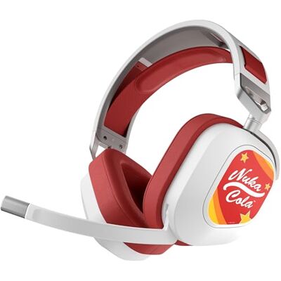 Corsair HS80 RGB WIRELESS Fallout Nuka-Cola Edition Multiplatform Gamen Headset – Dolby Atmos, Lichtgewicht, Microfoon Van Broadcastkwaliteit – pc, Mac, PS5, PS4 Corsair HS80 RGB WIRELESS Fallout Nuka-Cola Edition Multiplatform Gamen Headset – Dolby Atmos, Lichtgewicht, Microfoon Van Broadcastkwaliteit – pc, Mac, PS5, PS4