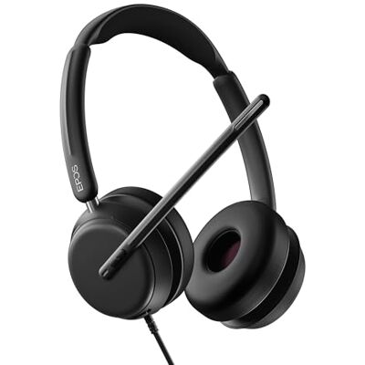 EPOS IMPACT 860T Dubbelzijdige Headset Gecertificeerd voor Microsoft Teams voor Verhoogde Efficiëntie op Kantoor, Superieure Wideband Geluidskwaliteit, USB-C-connectiviteit EPOS IMPACT 860T Dubbelzijdige Headset Gecertificeerd voor Microsoft Teams voor Verhoogde Efficiëntie op Kantoor, Superieure Wideband Geluidskwaliteit, USB-C-connectiviteit