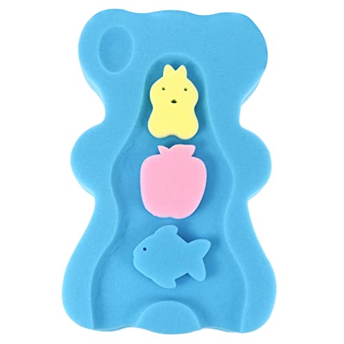 STAHAD 1 Set Bad Spons Pad Babybadjes Voor Zuigelingen Badsponsje Voor Babybadjes Baby Bad Babybadspons Babybadje Schattige Spons Pad Zacht Babybadje Bidetstandaard Bad Bed P.p Pasgeboren