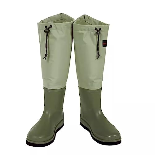 CIRONI Hippe waders Heren en dames outdoor vis- en waadlaarzen, comfortabele antislip waterdichte laarzen, geschikt voor 37-48