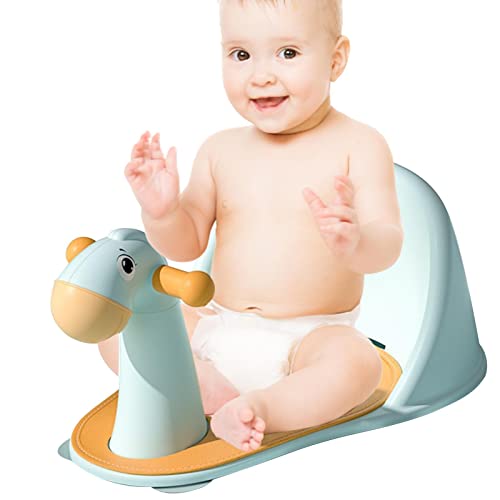 Aizuoni Babybadkuipje   Babybadzitje,Babybadzitje Babybadzitje voor baby's van 6-18 maanden met 4 veilige zuignappen voor peuterdouche