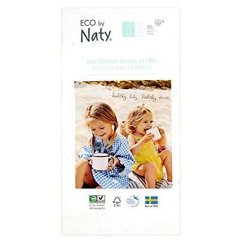 Nature Babycare Naty Maat 3 eco luiers 50s