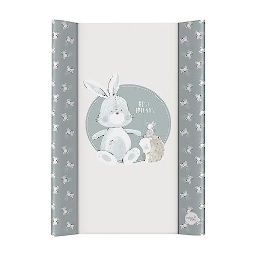 Ceba Baby ® Aankleedkussen aankleedkussen 2 wiggen aankleedkussen voor babybed 70 x 50 cm aankleedkussen met Oeko-Tex Standard 100 Made in EU waterdicht en afwasbaar Vrienden