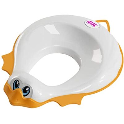 OKBABY Ducka Grappige WC-verkleiner met antisliprand wit OKBABY Ducka Grappige WC-verkleiner met antisliprand wit