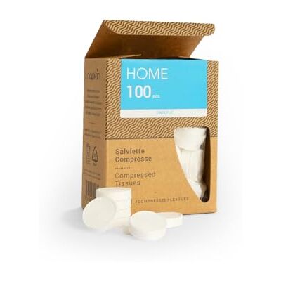 Napkin Home 100 Gecomprimeerde Doekjes Napkin Home 100 Gecomprimeerde Doekjes