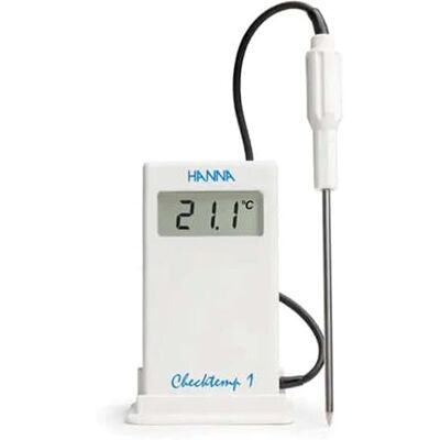 HANNA Checktemp 1 Zakthermometer met Penetratie Sonde & 1m Kabel - Thermometer HANNA Checktemp 1 Zakthermometer met Penetratie Sonde & 1m Kabel - Thermometer