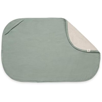 Hauck Changing Mat Liner, Sage 2in1 Topper En Handdoek 44 x 69 cm Ademend Katoen Absorberend Badstof Compatibel Met Change N Clean Aankleedkussen Hauck Changing Mat Liner, Sage 2in1 Topper En Handdoek 44 x 69 cm Ademend Katoen Absorberend Badstof Compatibel Met Change N Clean Aankleedkussen