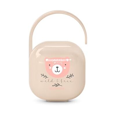 Suavinex , Wild&Free fopspeenhouder, voor 2 fopspenen, roze Doos: robuuste en gemakkelijk te reinigen tas met flexibele handgreep om op te hangen aan tas, kinderwagen of kinderbed Suavinex , Wild&Free fopspeenhouder, voor 2 fopspenen, roze Doos: robuuste en gemakkelijk te reinigen tas met flexibele handgreep om op te hangen aan tas, kinderwagen of kinderbed