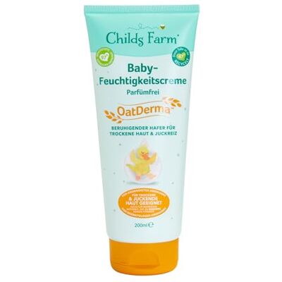 Childs Farm OatDerma Baby Moisturizer 200 ml, Parfumvrij Kalmerende Huidverzorgingslotion, voor gevoelige of eczeem neigende baby- en kinderhuid. Ook voor pasgeborenen. Childs Farm OatDerma Baby Moisturizer 200 ml, Parfumvrij Kalmerende Huidverzorgingslotion, voor gevoelige of eczeem neigende baby- en kinderhuid. Ook voor pasgeborenen.