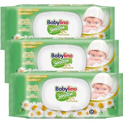 Babylino Sensitive Kamille Babydoekjes - Baby Wipes Babylino Sensitive Kamille Babydoekjes - Baby Wipes