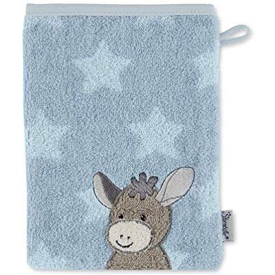Sterntaler 7202000 washandschoen Emmi, blauw Sterntaler 7202000 washandschoen Emmi, blauw