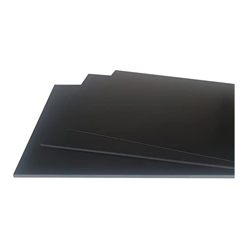 FR4 GFK schwarz GFK platen FR4 zwart glashartweefsel kunststofplaat (2,0 mm, 540 x 240 mm)