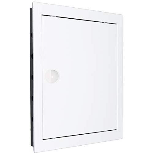 MM TECHNIK Verplaatsing van luiken en deuren van hoogwaardig ABS-kunststof, wit, maten naar keuze, 25 x 25 cm