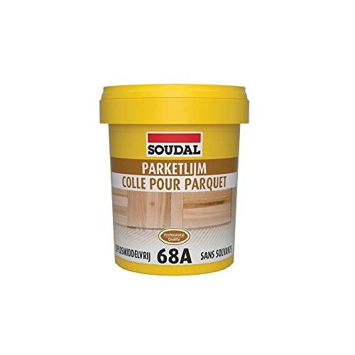 Soudal 68A parketlijm parketlijm oplosmiddelvrij 1kg -> kleur lichtbruin