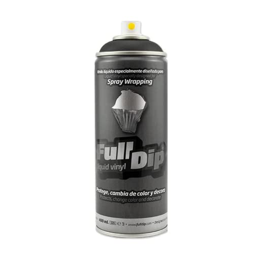 AutoFullCar Spray Full Dip Zwart mat 400 ml Spray   FullDip