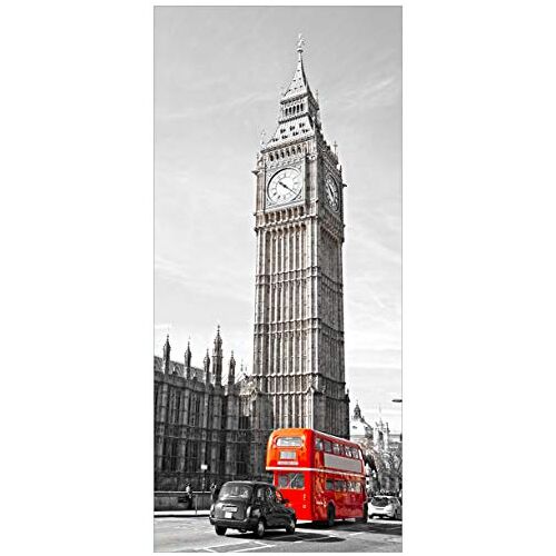 posterdepot Deurbehang deurposter London Red Bus grootte 93 x 205 cm, 1 stuk, ktt0391