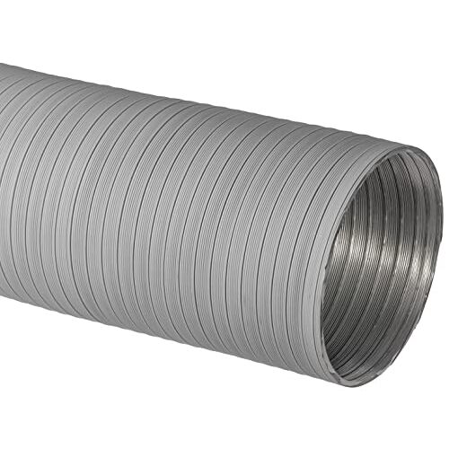 LIRAST Ø 120 mm / 1,5 m wit aluminium flexibele slang aluminium flexibele slang ventilatieslang ventilatiebuis afvoerslang
