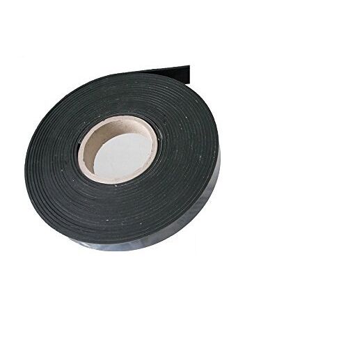 Gummifritz24de Massief rubber, ca. 4,50 meter x 20 x 1 mm, rubberen strips rubberprofiel EPDM massief rubberen strips hardrubber zelfklevend,