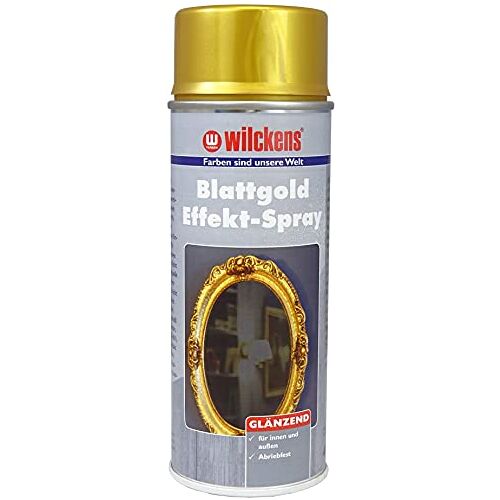 Wilckens Effect bladgoud bladzilver goud zilver spray 400ml spuitbus lak (bladgoud)