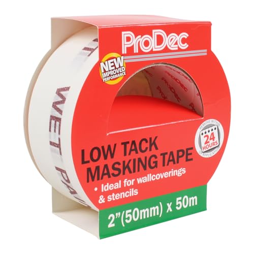 ProDec PLTT Maskeertape met laag draagvermogen, Beige 50 mm x 50 m Beige