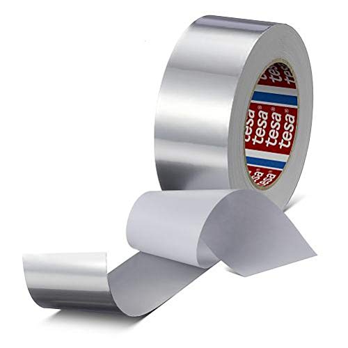 tesa 60632 Aluminium plakband/aluminiumband/aluminium plakband/isolatie, 50 mm x 50 m