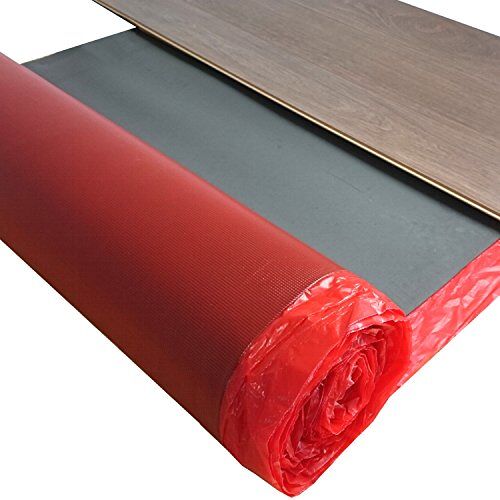 uficell Laminaat contactgeluidsisolatie ® Multisound Aquastop 2 mm dik met PE-film/dampscherm TOP voor vloerverwarming rol 15 m² (dikte: 2 mm, 1 rol   rol 15 m²)