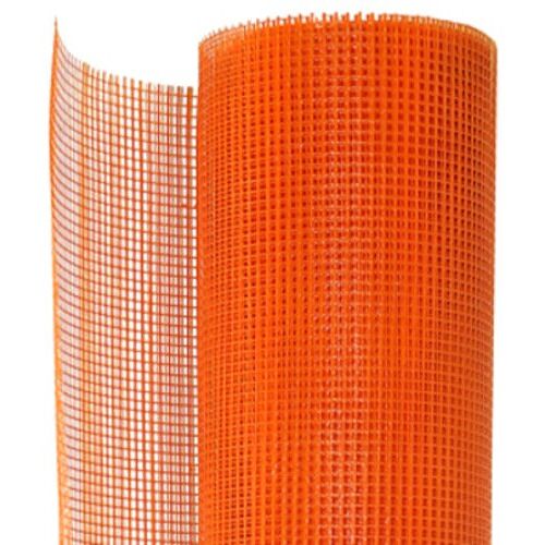 doitBau Armingsweefsel buiten en binnen – 1 x 1 x 50 m – oppervlaktegewicht 170 g/m² – oranje poetsweefsel – pleisterweefsel gevelisolatie – pleisterweefsel legeringsweefsel