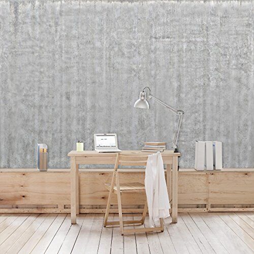 Apalis 106117 behang betonlook vliesbehang grote wand met betonlook fotobehang breed, vliesfotobehang wandbehang HxB: 190 x 288 cm grijs