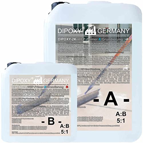 Dipoxy 2K-WEP-Primer-X-primer (12,8 kg (10,0 kg A + 2,0 kg B + 0,8 kg kleur), wit)