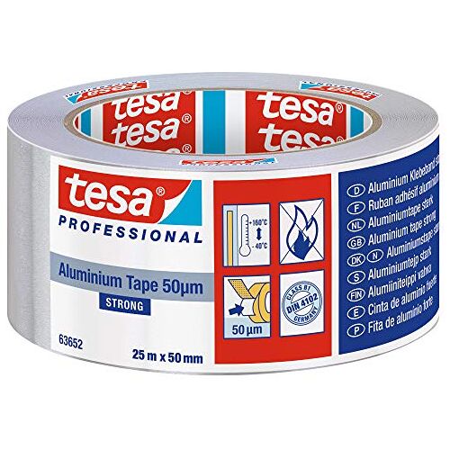 tesa 63652 Aluminium tape, 50 mm x 25 m