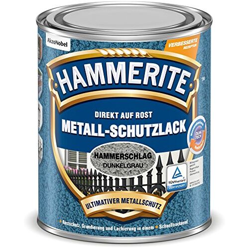 Hammerite 5087609 hamerslak effectlak donkergrijs 750 ml