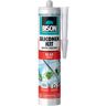 Bison 1820038 Silikonen Kit Glas, Transparent